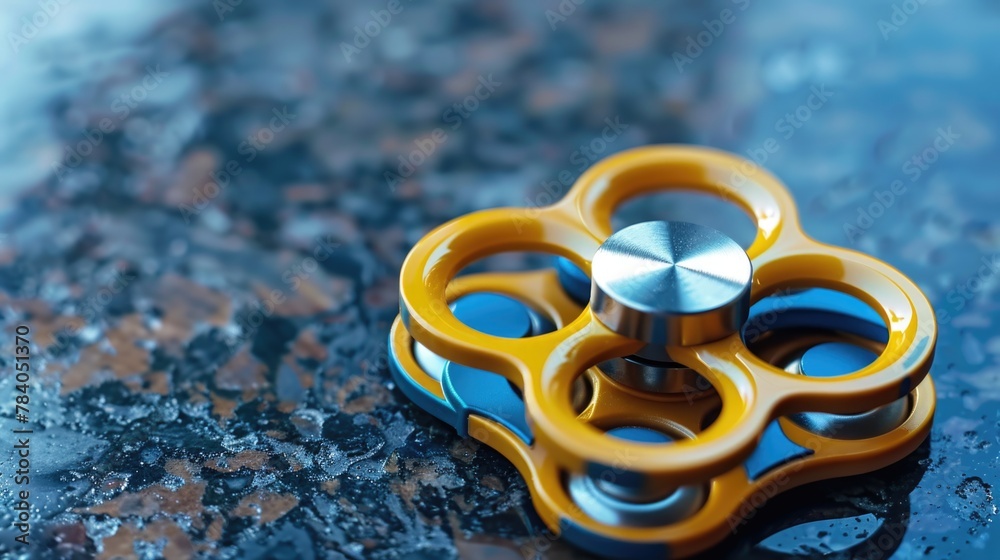 Poster close up of a toy on a table, suitable for various projects