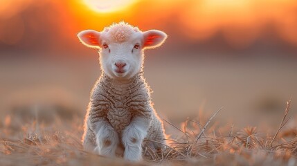 Obraz premium blurred lamb photograph