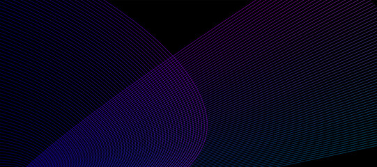colorful motion sound wave on a dark background