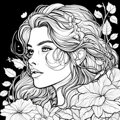 Fototapeta premium Colouring Page