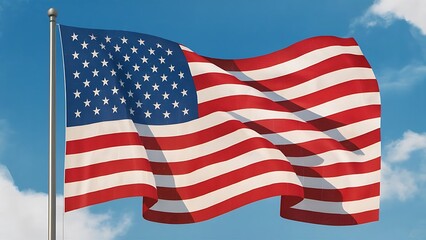 Obraz premium USA National Flag