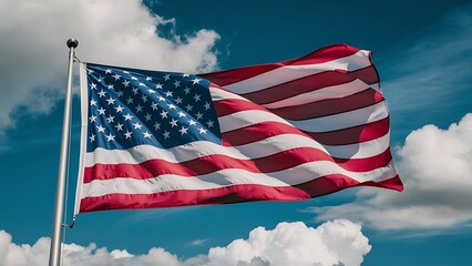 Fototapeta premium USA National Flag