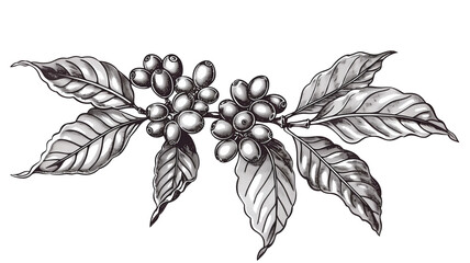 Vintage black and white Christmas decoration with a floral twist