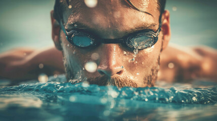 競泳選手 - obrazy, fototapety, plakaty