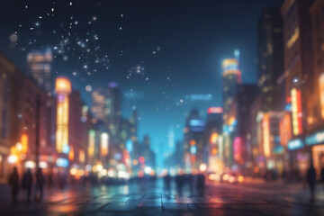Night view of the city