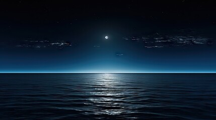 Moonlight in ocean copy UHD Wallpaper