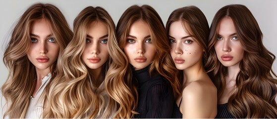 Balayage Showcase: A Spectrum of Styling. Concept Hair Trends, Color Techniques, Styling Ideas, Salon Transformations