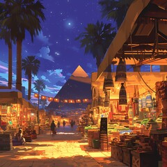 Experience Ancient Egypt's Vibrant Night Market, Where History Meets Modern Life