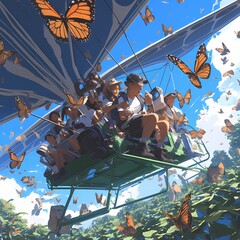 Experience the Butterfly Migration in Style - Book Your Luxury Flight Now!