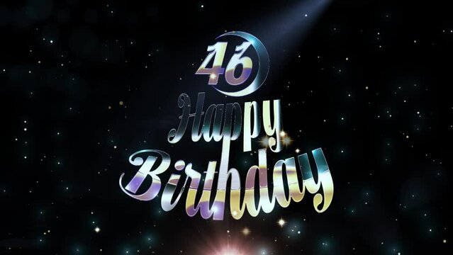 46 Years Celebration, Happy Birthday, Wish Videos