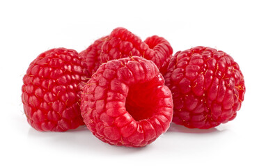 fresh ripe raspberries - 784088361