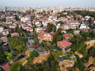 Fototapeta na wymiar view of the city Antalya Turkey from the top