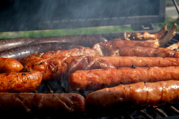 grillowana kiełbasa, kaszanka, grilled sausage, black pudding © Studio RMW