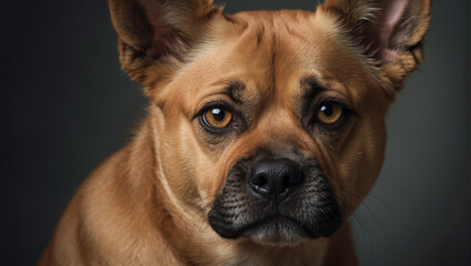 close up of a dog,portrait of a shepherd, portrait of a dog