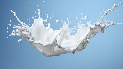milk splash liquid effect