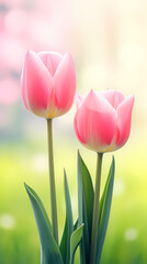 Beautiful tulip bouquet