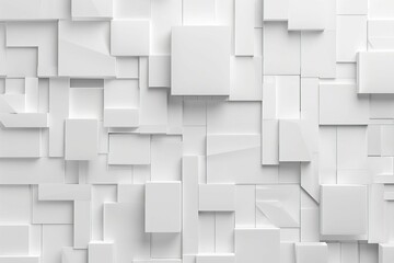 minimalist white industrial wallpaper with geometric pattern abstract 3d render digital ilustration