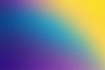 Sophisticated Grainy Texture Gradient Background in Yellow Purple and Teal