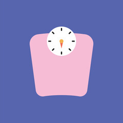 Weight scale icon. Vector illustration.