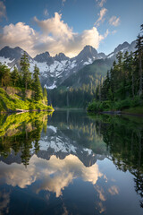 Mirror Image: Capturing the Untouched Beauty and Breathtaking Symmetry of Northwestern National Parks