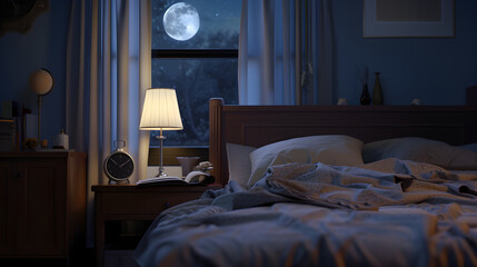 Embracing the Soothing Embrace of Sleep: An Undisturbed Sight of Night's Tranquillity & Restfulness