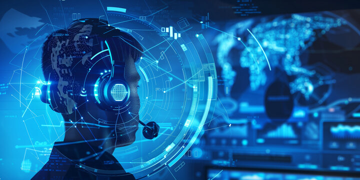 The use of modern digital technology and technical support services for customers as part of technological solutions with the support of artificial intelligence.