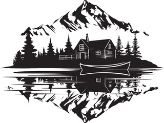 Obraz premium Summit Sailings Navigating Chalet Lakes Lakefront Legends Chalet Boat Escapades