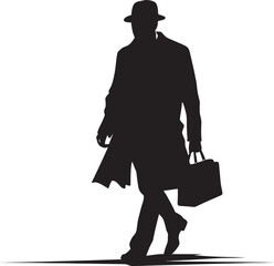 Briefcase Voyage Journey to Success Executive Exploration Discovering New Horizons