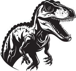 Sprinting Saurian Dino Vector Logo Stealthy Stalker Veloci Reptor Logo Design