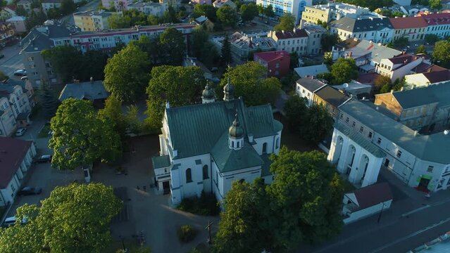 Roman Catholic Church Biala Podlaska Kosciol Aerial View Poland
