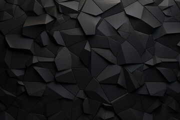 Obraz premium Abstract black Texture wall_Black Textured Wall_Dark Textured stone background