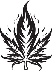 Bud Bounty Cannabis Emblematic Icon Weed Wisdom Herbal Icon Emblematic