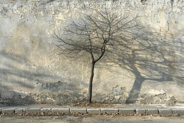 Shadow of a Tree on a Plain Wall, Finding Complexity in Simple Forms.