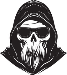 Shades of Death Vector Emblematic Symbol Reapers Ray Bans Grim Reaper Logo Icon