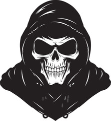 Cool Reaper Sunglasses Vector Emblem Reapers Shades Stylish Sunglasses Icon