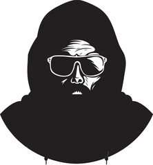 Dark Shades Grim Stylish Sunglasses Vector Design Shade Reaper Sunglasses Emblematic Reaper