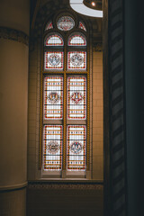 stained glass window