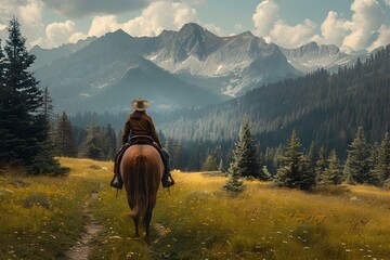 Horseback Riding Adventures through Scenic Natural Landscapes,Offering a Unique Perspective on the Outdoors