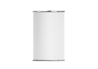 Food Can With Blank Label
