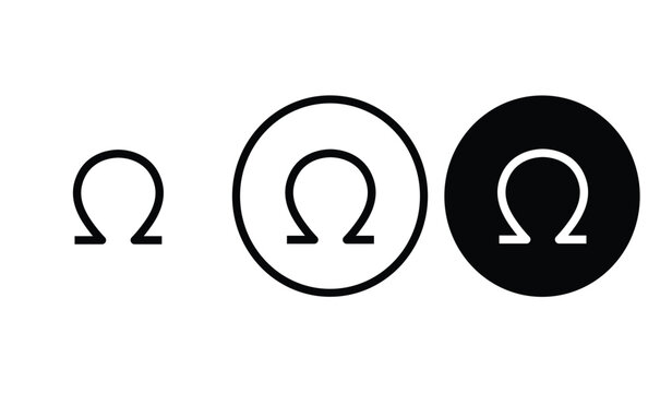 icon Symbol ohm box black outline for web site design 
and mobile dark mode apps 
Vector illustration on a white background