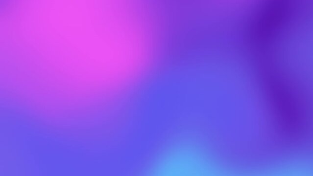Abstract blue, purple, pink mesh gradient motion background loop animation