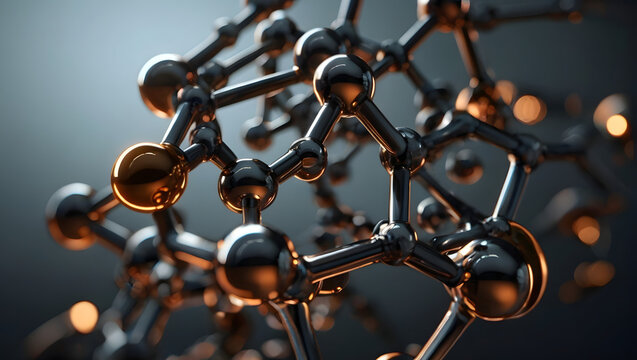 3d illustration of molecule model. Medical Hormonal Science background with molecules. Progesterone and Testosteroe