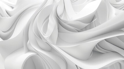 3D abstract design abstract white background Concept flyer, CD cover, book cover, poster, advertising, and site design backdrops.