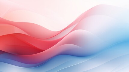 Obraz na płótnie Canvas A sophisticated business abstract flat wavy background, featuring a subtle gradient and smooth waves for added visual interest.