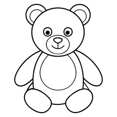 teddy bear cartoon vector illustration