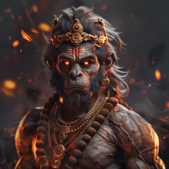 Hindu god - Lord Hanuman.