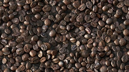 seamless coffee bean texture, tile, 8K, tile 