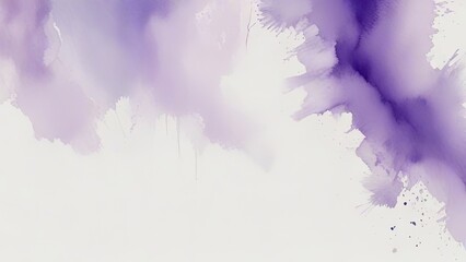 abstract spalsh purple watercolor paint background illustrtaion