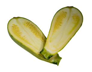 Lebanese Zucchini Cross-Section