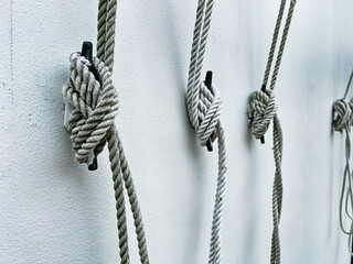 Four Ropes Tied Off